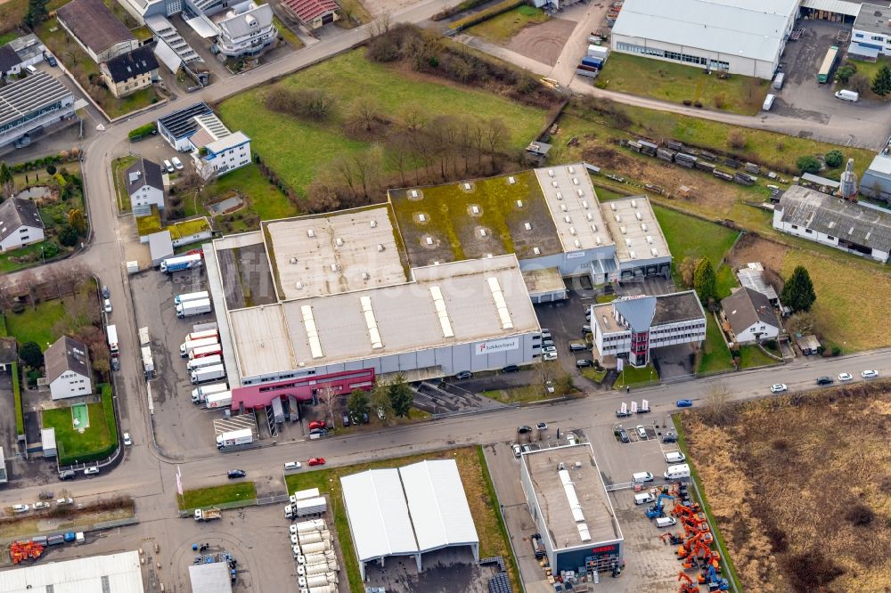 Riegel am Kaiserstuhl aus der Vogelperspektive: Firmengelände der Lekkerland Logistikzentrum in Riegel am Kaiserstuhl im Bundesland Baden-Württemberg, Deutschland