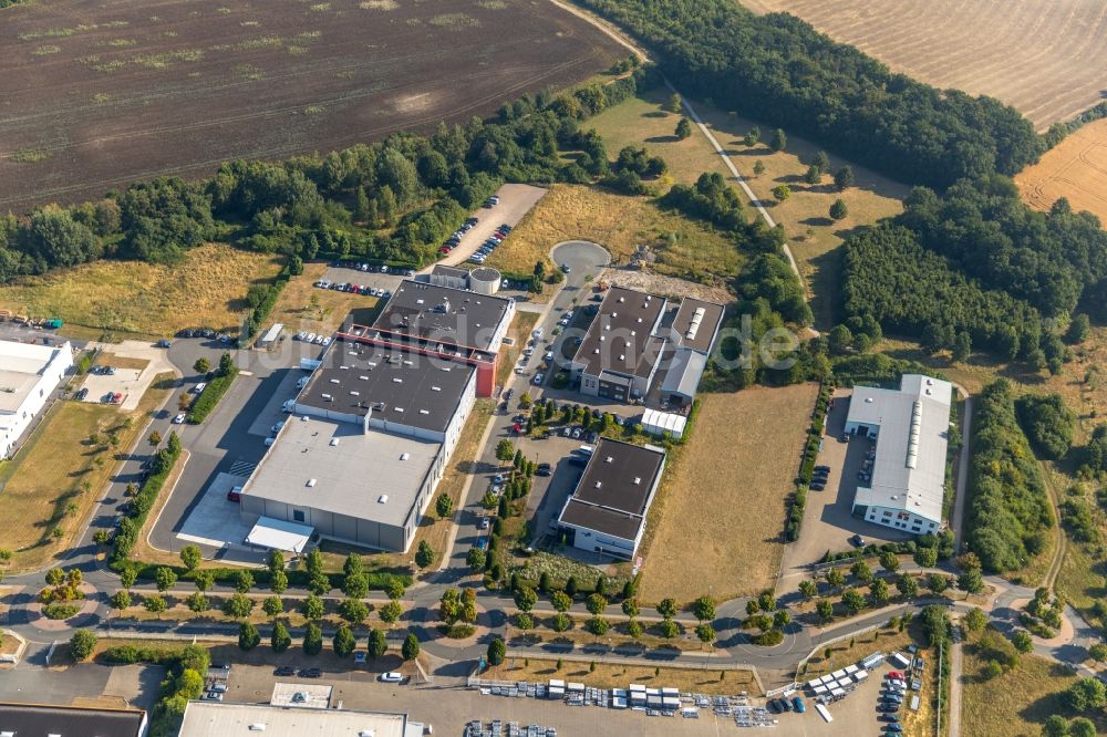 Ahlen von oben - Firmengelände des MedicalOrder® Center in Ahlen im Bundesland Nordrhein-Westfalen, Deutschland