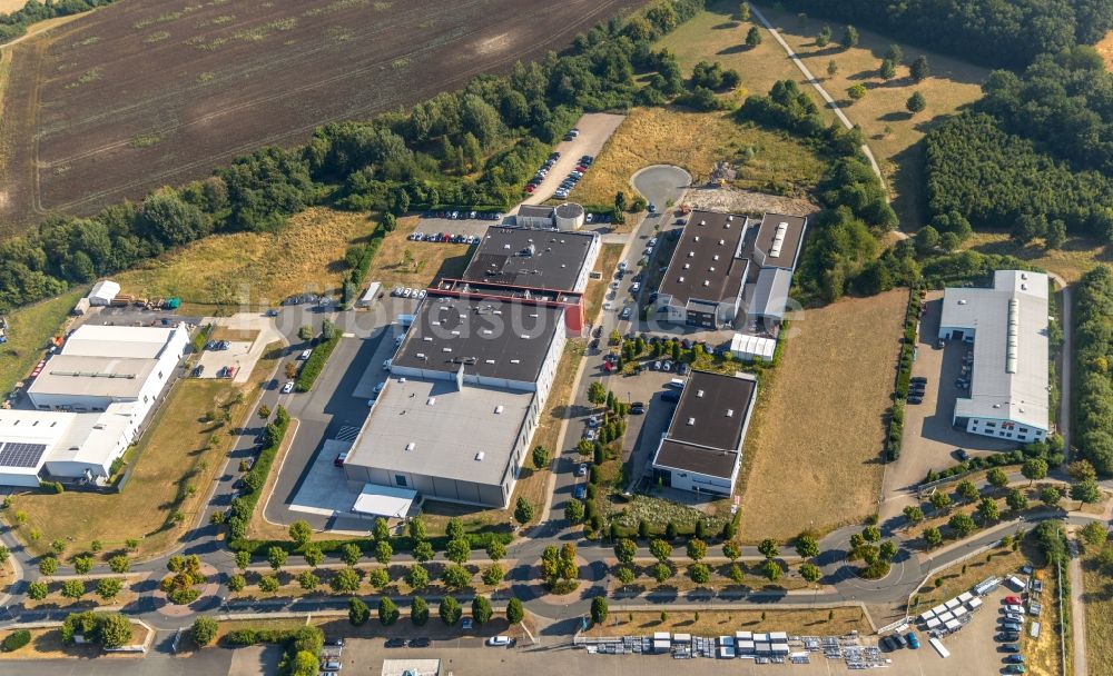 Luftbild Ahlen - Firmengelände des MedicalOrder® Center in Ahlen im Bundesland Nordrhein-Westfalen, Deutschland