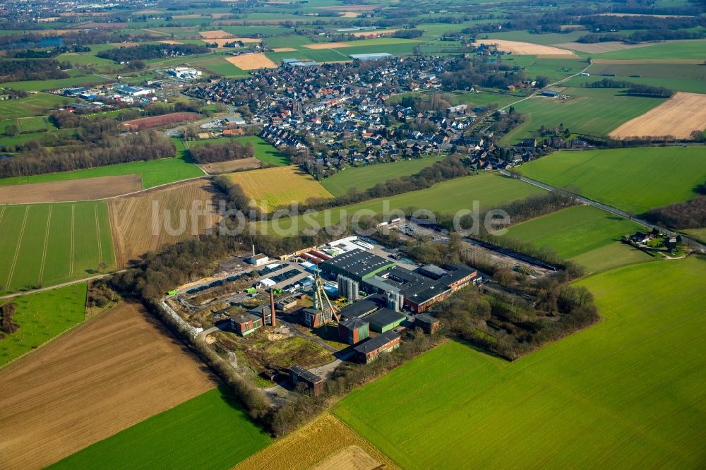 Luftaufnahme Tönisberg - Firmengelände der Naue GmbH & Co. KG in Tönisberg im Bundesland Nordrhein-Westfalen