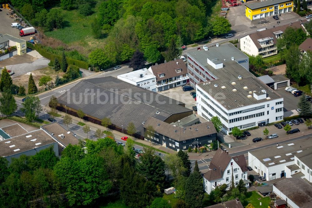 Gevelsberg von oben - Firmengelände der Otto Vollmann GmbH & Co. KG in Gevelsberg im Bundesland Nordrhein-Westfalen