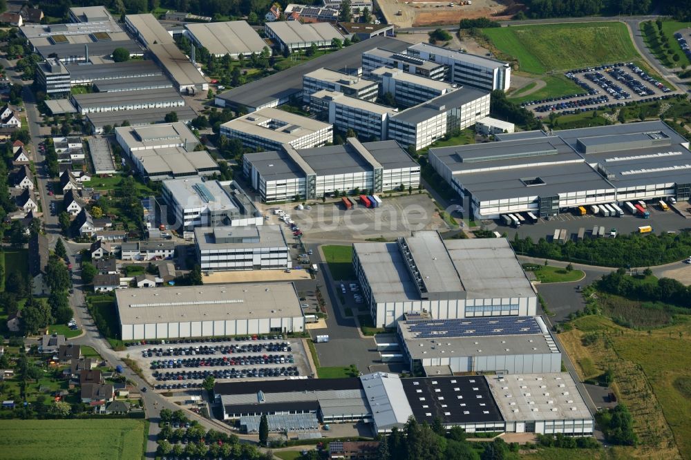 Luftbild Blomberg - Firmengelände der PHOENIX CONTACT GmbH & Co. KG in Blomberg im Bundesland Nordrhein-Westfalen