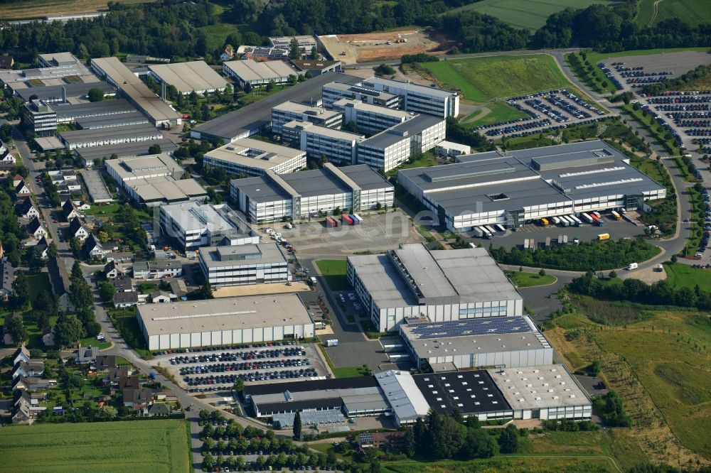 Luftaufnahme Blomberg - Firmengelände der PHOENIX CONTACT GmbH & Co. KG in Blomberg im Bundesland Nordrhein-Westfalen