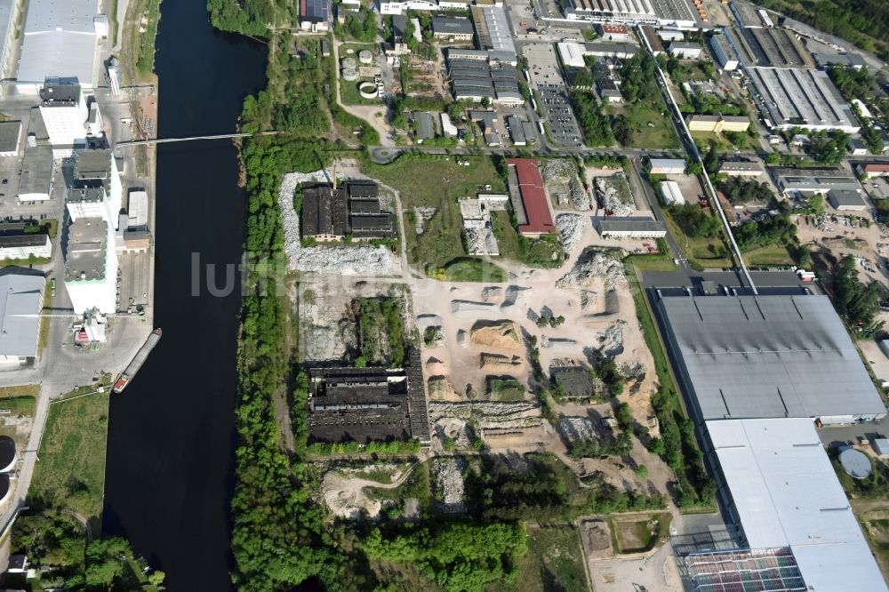 Luftbild Fürstenwalde/Spree - Firmengelände R F L Reifen-Felgen-Logistik Speditions- und Lager GmbH in Fürstenwalde/Spree im Bundesland Brandenburg