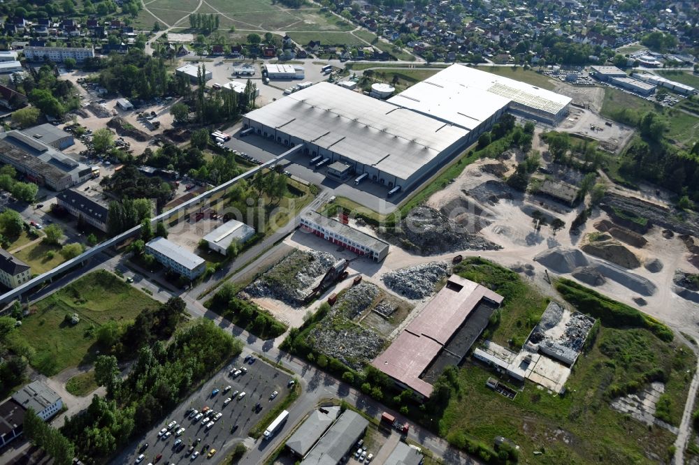 Luftbild Fürstenwalde/Spree - Firmengelände R F L Reifen-Felgen-Logistik Speditions- und Lager GmbH in Fürstenwalde/Spree im Bundesland Brandenburg