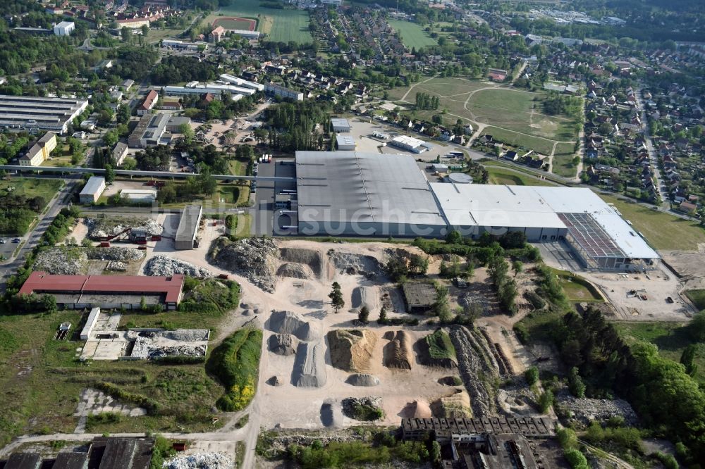 Luftaufnahme Fürstenwalde/Spree - Firmengelände R F L Reifen-Felgen-Logistik Speditions- und Lager GmbH in Fürstenwalde/Spree im Bundesland Brandenburg