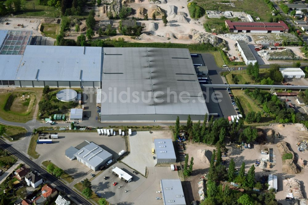 Luftbild Fürstenwalde/Spree - Firmengelände R F L Reifen-Felgen-Logistik Speditions- und Lager GmbH in Fürstenwalde/Spree im Bundesland Brandenburg