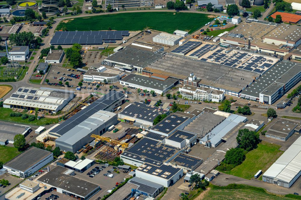 Lahr/Schwarzwald aus der Vogelperspektive: Firmengelände der Schaeffler Technologies AG & Co. KG, Ina Nadellager in Lahr/Schwarzwald im Bundesland Baden-Württemberg, Deutschland