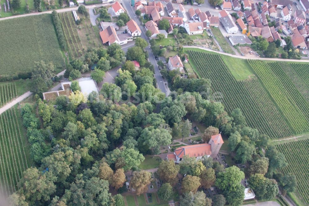 Luftbild Landau in der Pfalz - Firmengelände der SEKA Schutzbelüftung GmbH im Ortsteil Wollmesheim in Landau in der Pfalz im Bundesland Rheinland-Pfalz, Deutschland