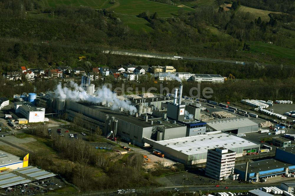 Aschaffenburg aus der Vogelperspektive: Firmengelände der DS Smith in Aschaffenburg im Bundesland Bayern, Deutschland