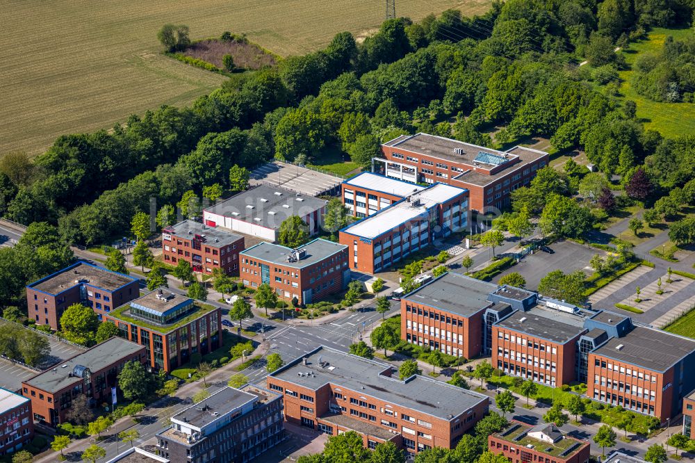 Luftbild Dortmund - Firmengelände der Sonova Retail Deutschland im Ortsteil Barop in Dortmund im Bundesland Nordrhein-Westfalen, Deutschland