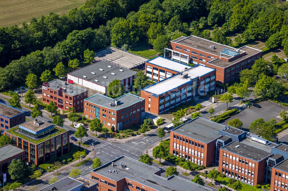 Luftaufnahme Dortmund - Firmengelände der Sonova Retail Deutschland im Ortsteil Barop in Dortmund im Bundesland Nordrhein-Westfalen, Deutschland