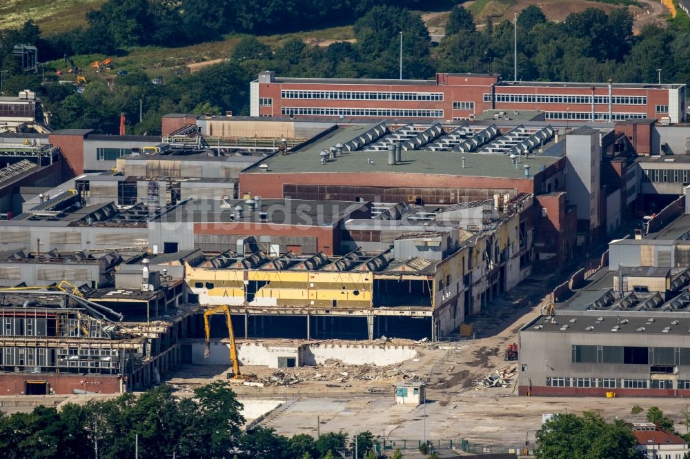 Bochum aus der Vogelperspektive: Firmengelände des stillgelegten und teilweise abgerissenen Adam Opel AG Werkes Bochum I in Bochum im Bundesland Nordrhein-Westfalen