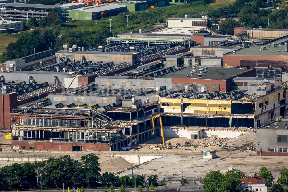 Luftaufnahme Bochum - Firmengelände des stillgelegten und teilweise abgerissenen Adam Opel AG Werkes Bochum I in Bochum im Bundesland Nordrhein-Westfalen