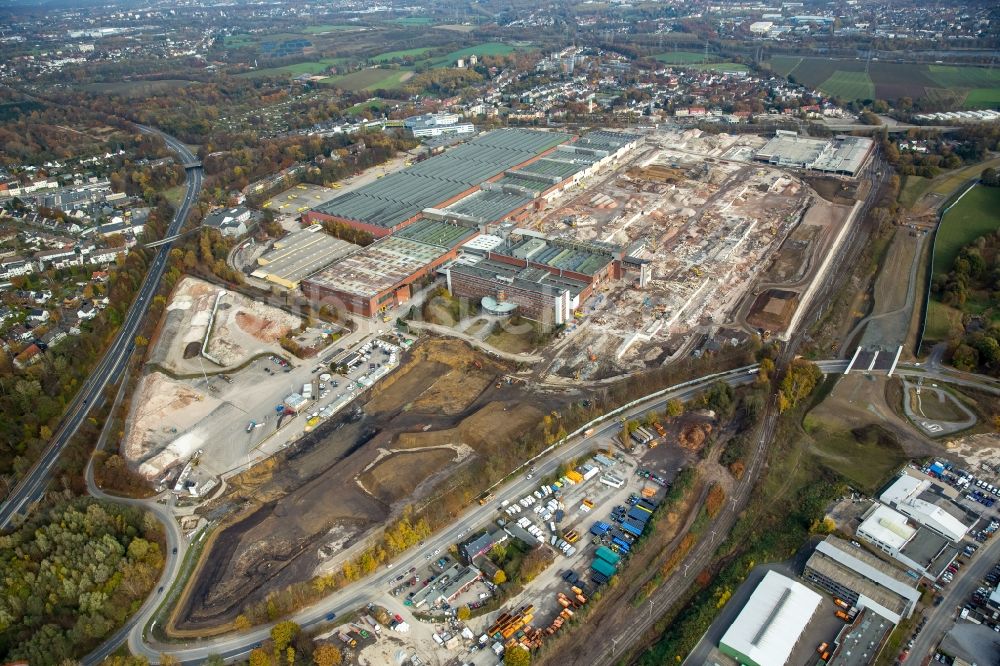 Luftaufnahme Bochum - Firmengelände des stillgelegten und teilweise abgerissenen Adam Opel AG Werkes Bochum I in Bochum im Bundesland Nordrhein-Westfalen