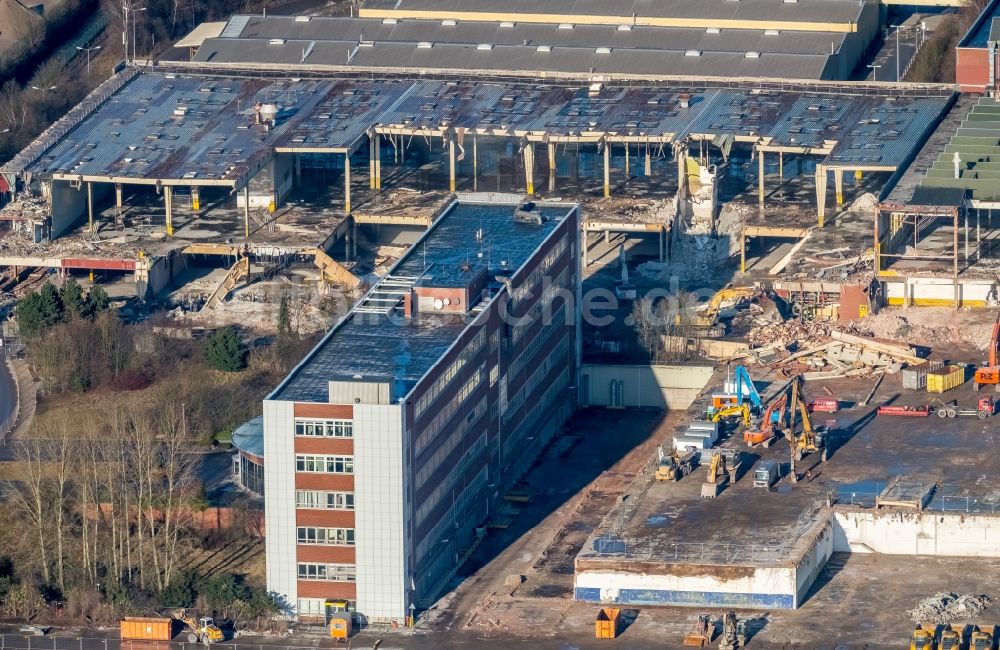 Bochum aus der Vogelperspektive: Firmengelände des stillgelegten und teilweise abgerissenen Adam Opel AG Werkes Bochum I in Bochum im Bundesland Nordrhein-Westfalen