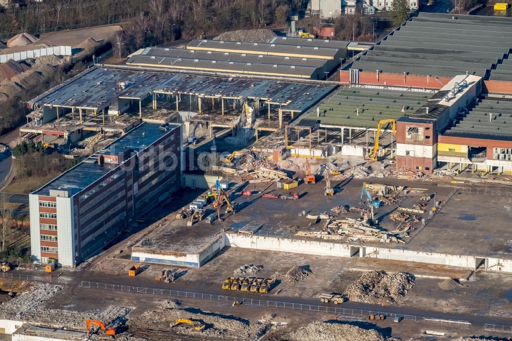 Luftaufnahme Bochum - Firmengelände des stillgelegten und teilweise abgerissenen Adam Opel AG Werkes Bochum I in Bochum im Bundesland Nordrhein-Westfalen