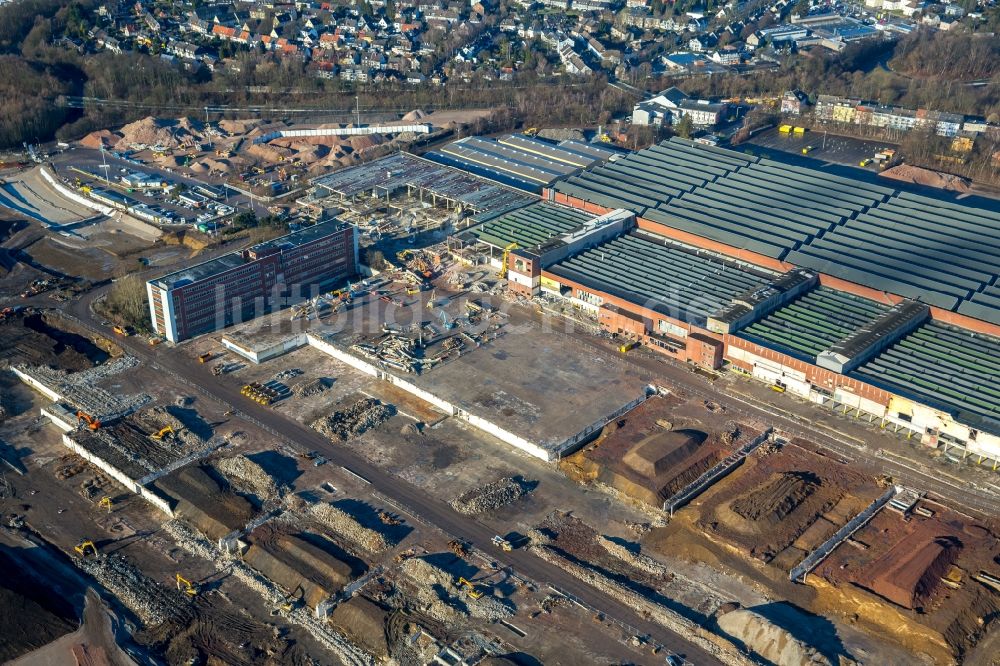 Bochum aus der Vogelperspektive: Firmengelände des stillgelegten und teilweise abgerissenen Adam Opel AG Werkes Bochum I in Bochum im Bundesland Nordrhein-Westfalen