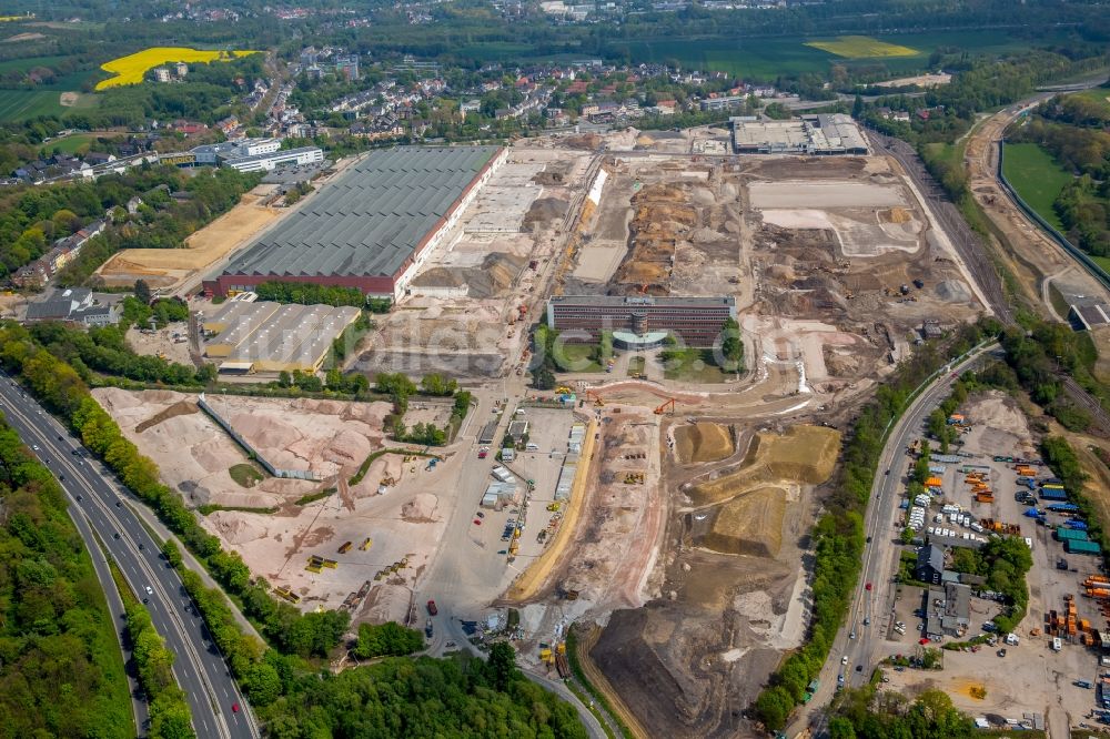 Luftbild Bochum - Firmengelände des stillgelegten und teilweise abgerissenen Adam Opel AG Werkes Bochum I in Bochum im Bundesland Nordrhein-Westfalen