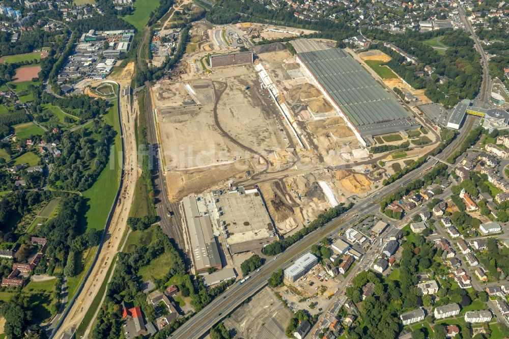 Luftaufnahme Bochum - Firmengelände des stillgelegten und teilweise abgerissenen Adam Opel AG Werkes Bochum I in Bochum im Bundesland Nordrhein-Westfalen