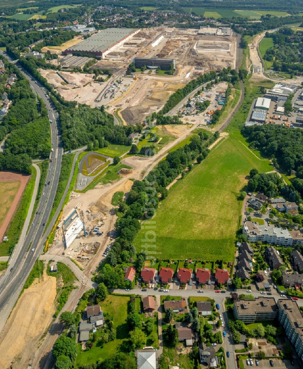 Luftbild Bochum - Firmengelände des stillgelegten und teilweise abgerissenen Adam Opel AG Werkes Bochum I in Bochum im Bundesland Nordrhein-Westfalen