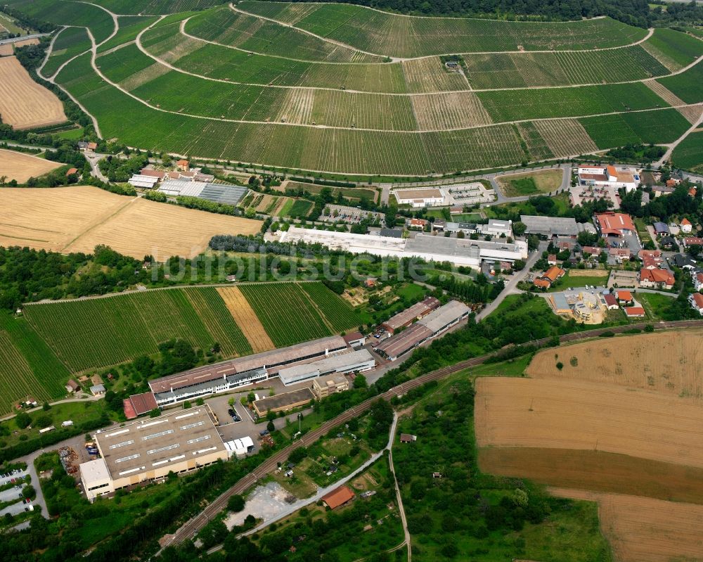 Luftaufnahme Weinsberg - Firmengelände der thyssenkrupp System Engineering GmbH in Weinsberg im Bundesland Baden-Württemberg, Deutschland