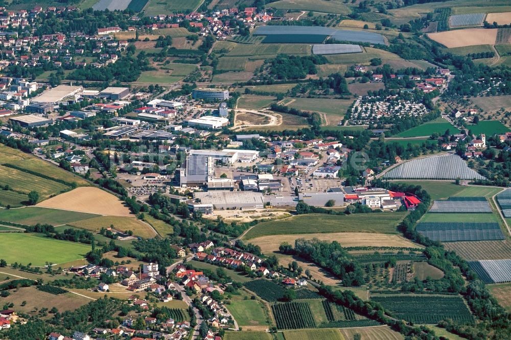 Markdorf von oben - Firmengelände der J. Wagner GmbH an der Otto-Lilienthal-Straße in Markdorf im Bundesland Baden-Württemberg, Deutschland