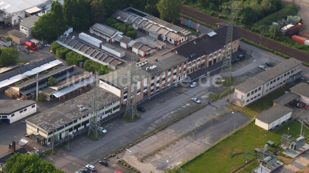 Luftaufnahme Eitorf - Firmengelände der WECO Feuerwerk GmbH in Eitorf im Bundesland Nordrhein-Westfalen, Deutschland