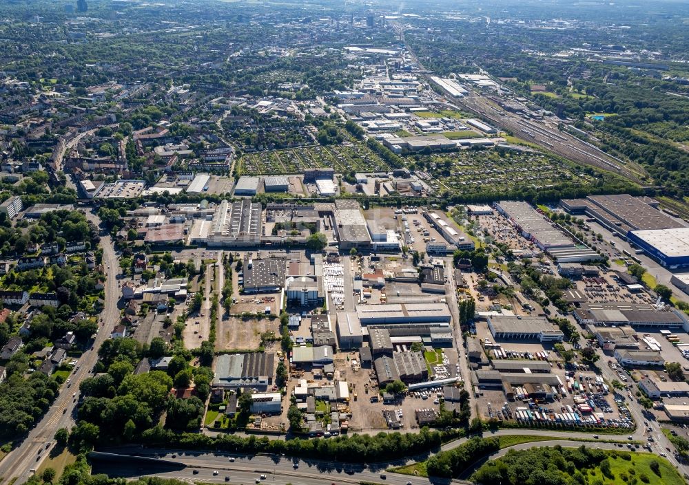 Dortmund von oben - Firmenglände der KHS GmbH in Dortmund im Bundesland Nordrhein-Westfalen