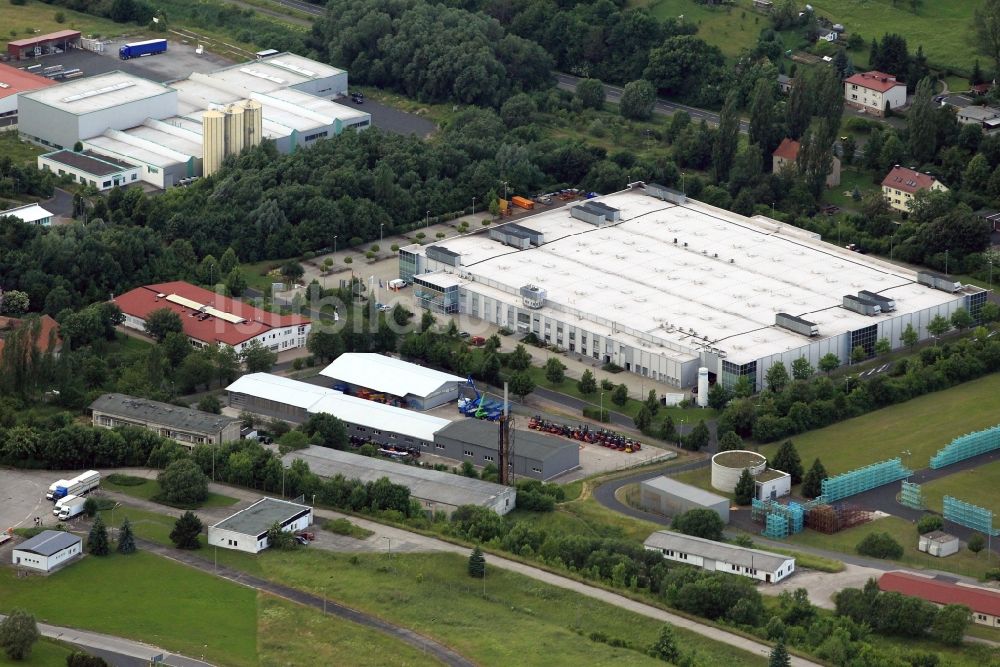 Luftaufnahme Krauthausen - Firmensitz von Mitec in Krauthausen im Bundesland Thüringen