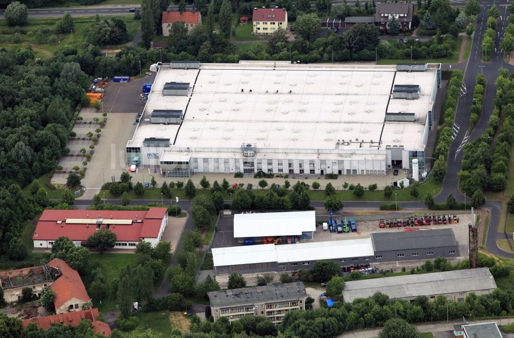 Luftaufnahme Krauthausen - Firmensitz von Mitec in Krauthausen im Bundesland Thüringen