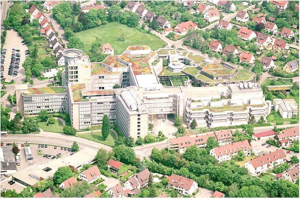 Schwäbisch Hall aus der Vogelperspektive: Firmenzentrale der Bausparkasse Schwäbisch Hall AG