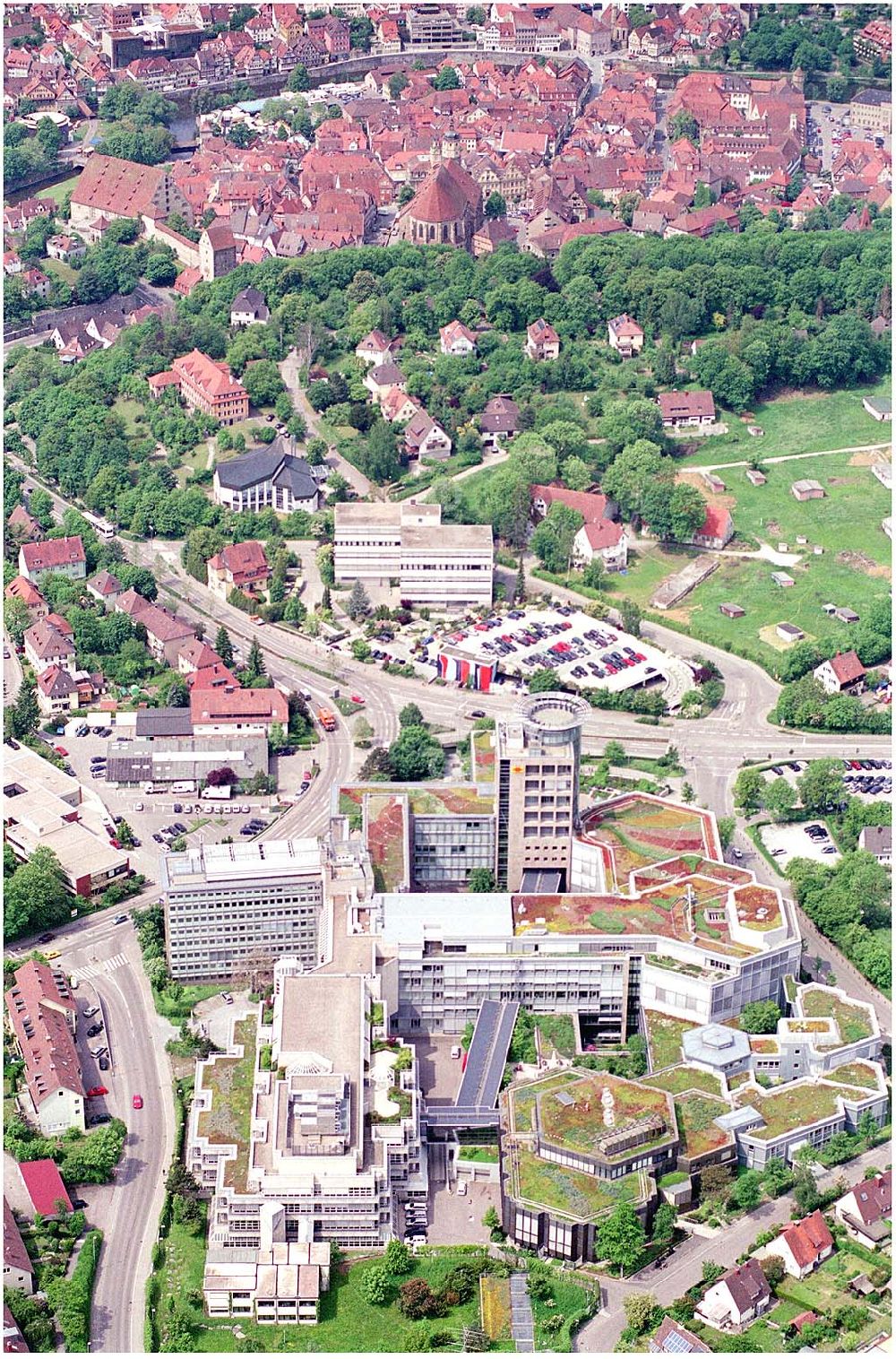 Luftbild Schwäbisch Hall - Firmenzentrale der Bausparkasse Schwäbisch Hall AG