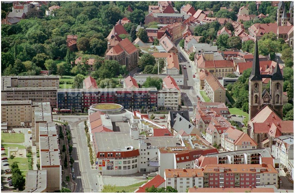 Luftaufnahme Halberstadt - Fischmarkt in Halberstadt