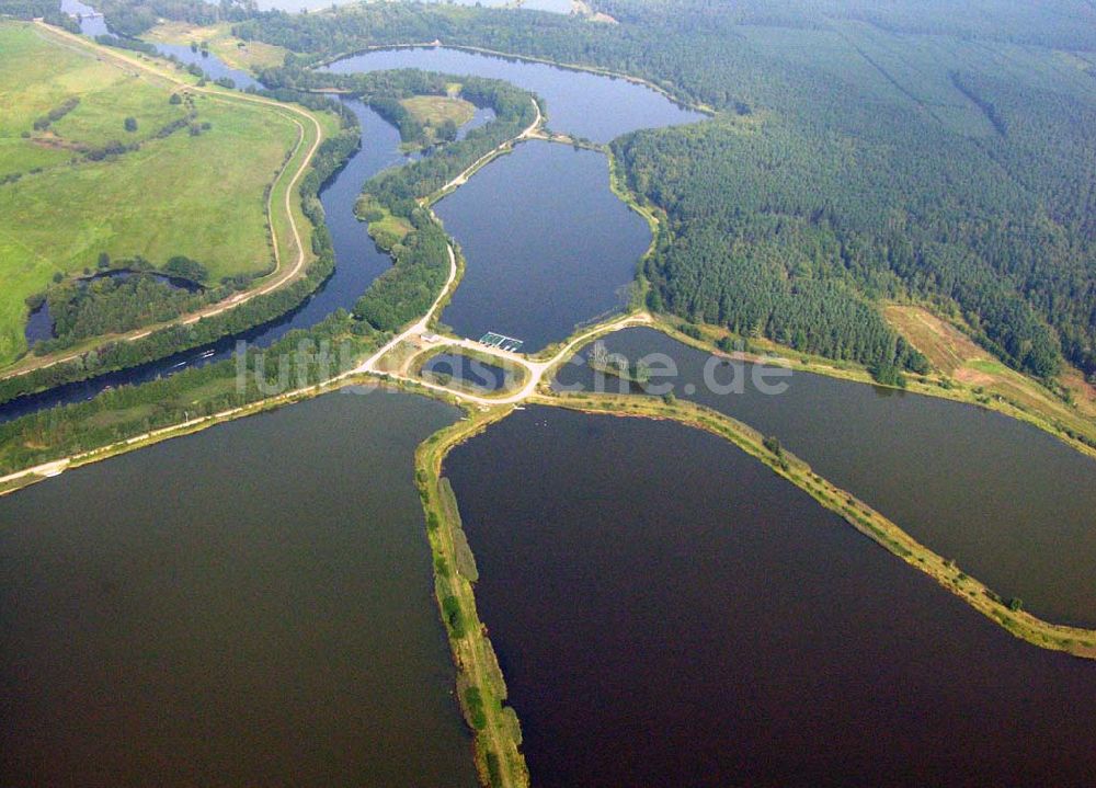 Luftbild Lübben (Brandenburg) - Fischteiche Lubolz bei Lübben