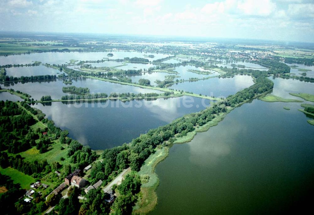 Luftbild Peitz / Brandenburg - Fischteiche in Peitz am Heizkraftwerk.