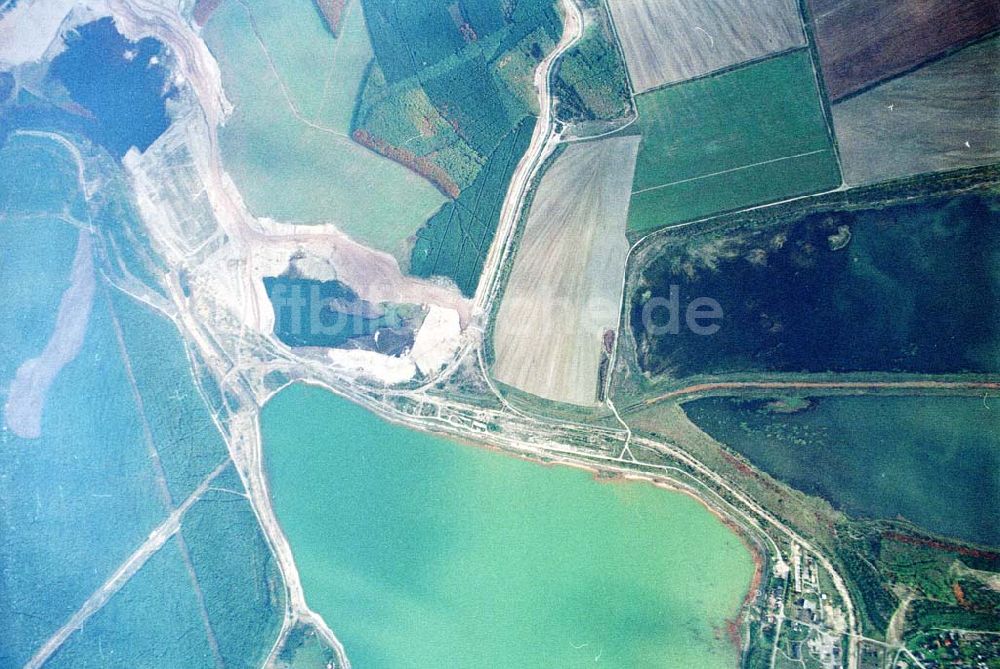 Luftbild Wittichenau / Sachsen - Fischzuchteichanlagen bei Lohsa / Sachsen.