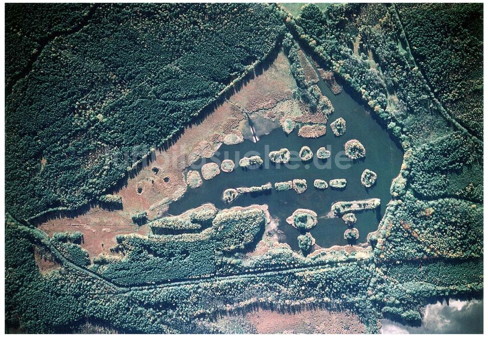 Luftaufnahme Quolsdorf / Sachsen - Fischzuchteichanlagen bei Quolsdorf / Sachsen.