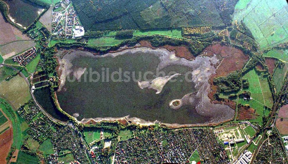 Luftbild Torgau / Sachsen - Fischzuchteichanlagen auf dem Großen Teich in Torgau / Sachsen (Ausschnitt mit 35mm Optik aus 9800 ft MSL).