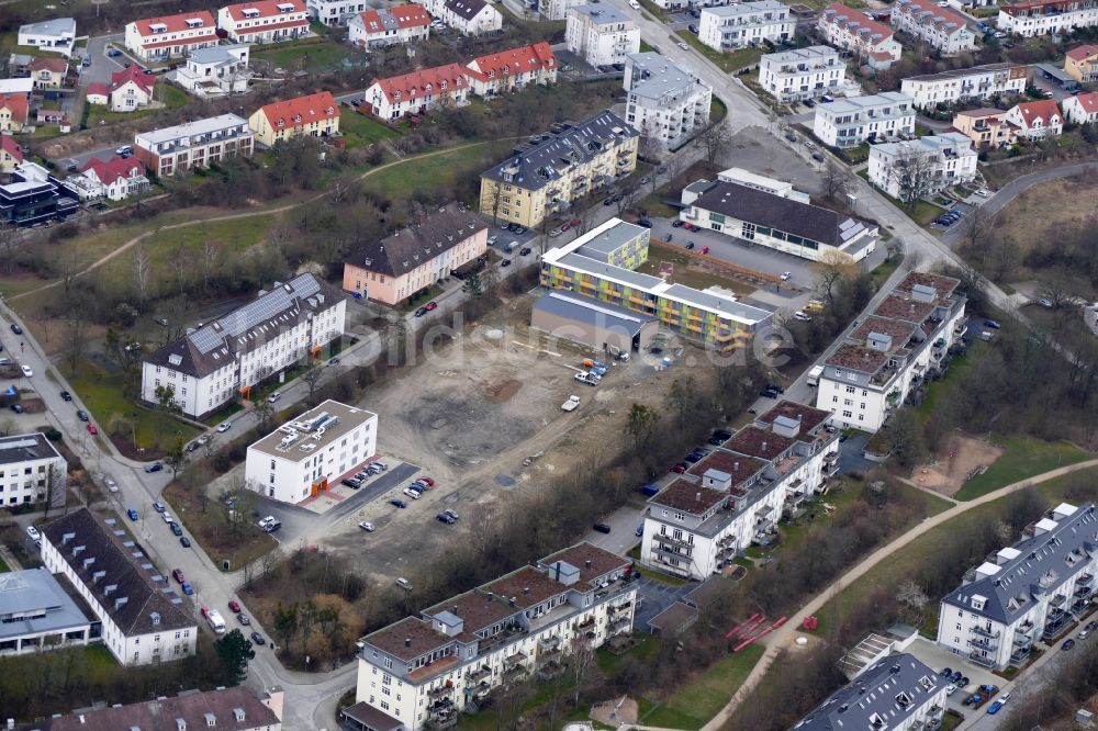 Luftbild Göttingen - Flüchtlingsheim- und Asylunterkunfts- Gebäude Zietenterrassen in Göttingen im Bundesland Niedersachsen