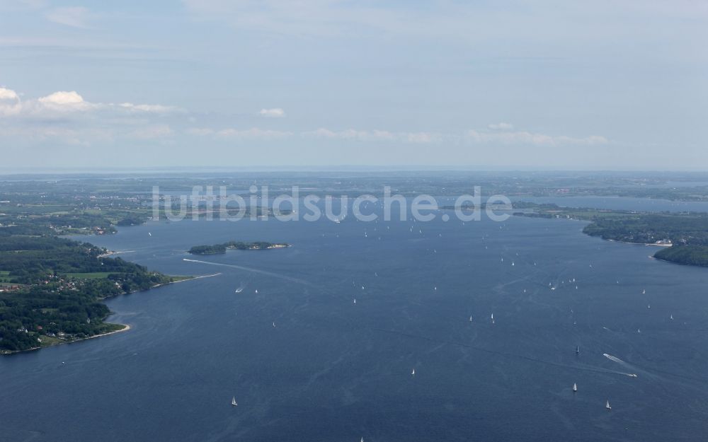 Flensburg von oben - Flensburger Förde im Bundesland Schleswig-Holstein