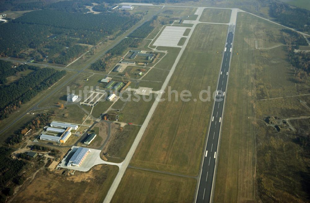 Holzdorf Von Oben - Fliegerhorst / Militärflugplatz Holzdorf