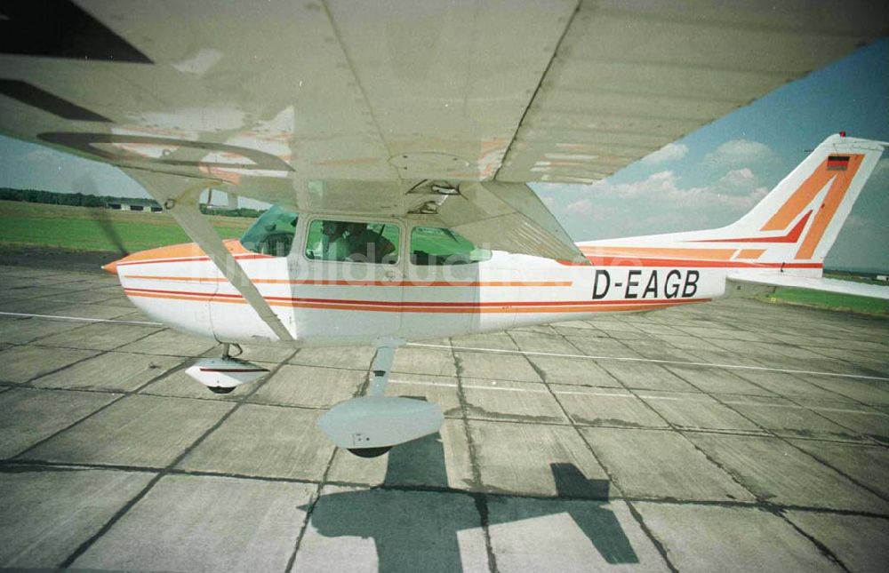 FP Brandis bei Leipzig aus der Vogelperspektive: Flug über Brandis bei Leipzig mit einer Cessna 172