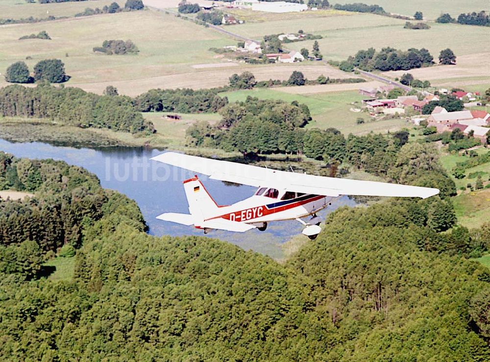 Straußberg / Brandenburg von oben - Flug über Straußberg