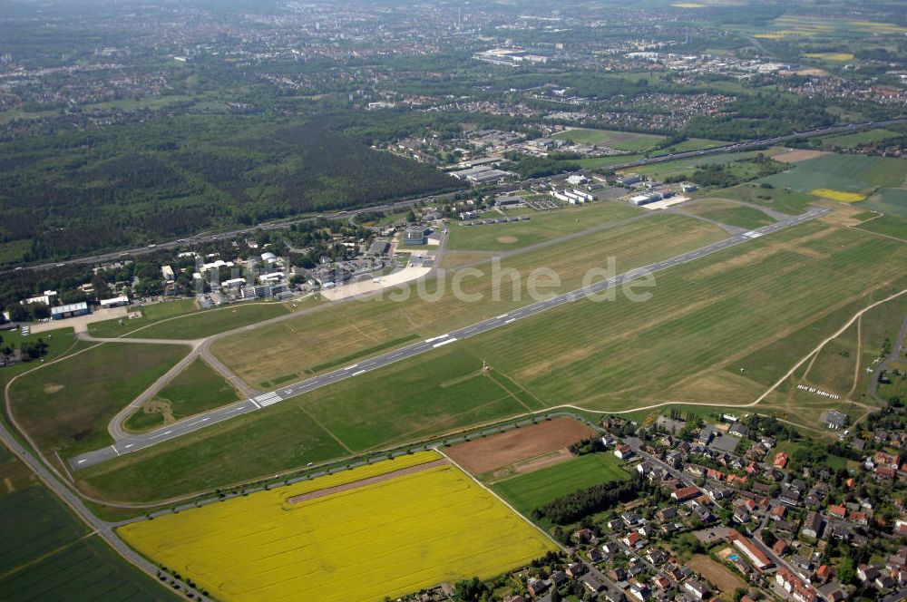 Luftbild Braunschweig - Flughafen Braunschweig - Wolfsburg