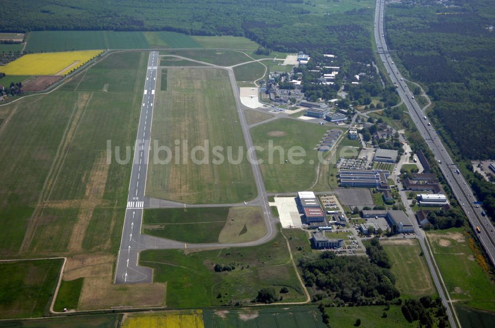 Braunschweig von oben - Flughafen Braunschweig - Wolfsburg