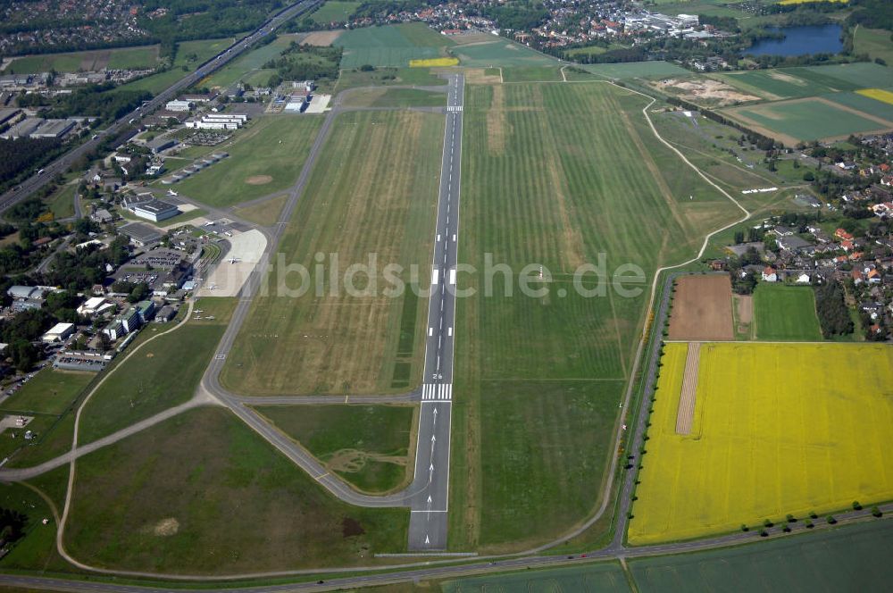 Luftaufnahme Braunschweig - Flughafen Braunschweig - Wolfsburg