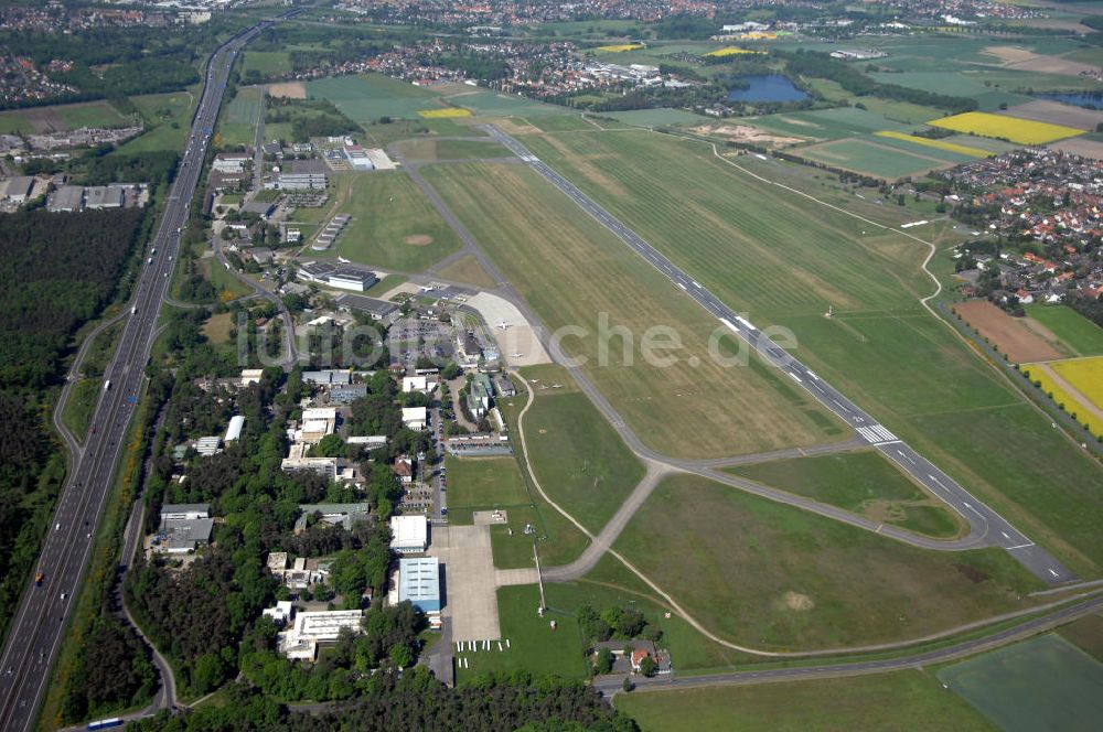 Luftaufnahme Braunschweig - Flughafen Braunschweig - Wolfsburg