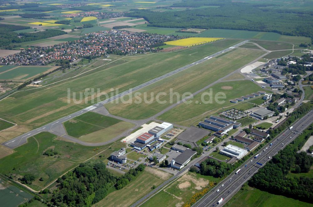 Braunschweig von oben - Flughafen Braunschweig - Wolfsburg