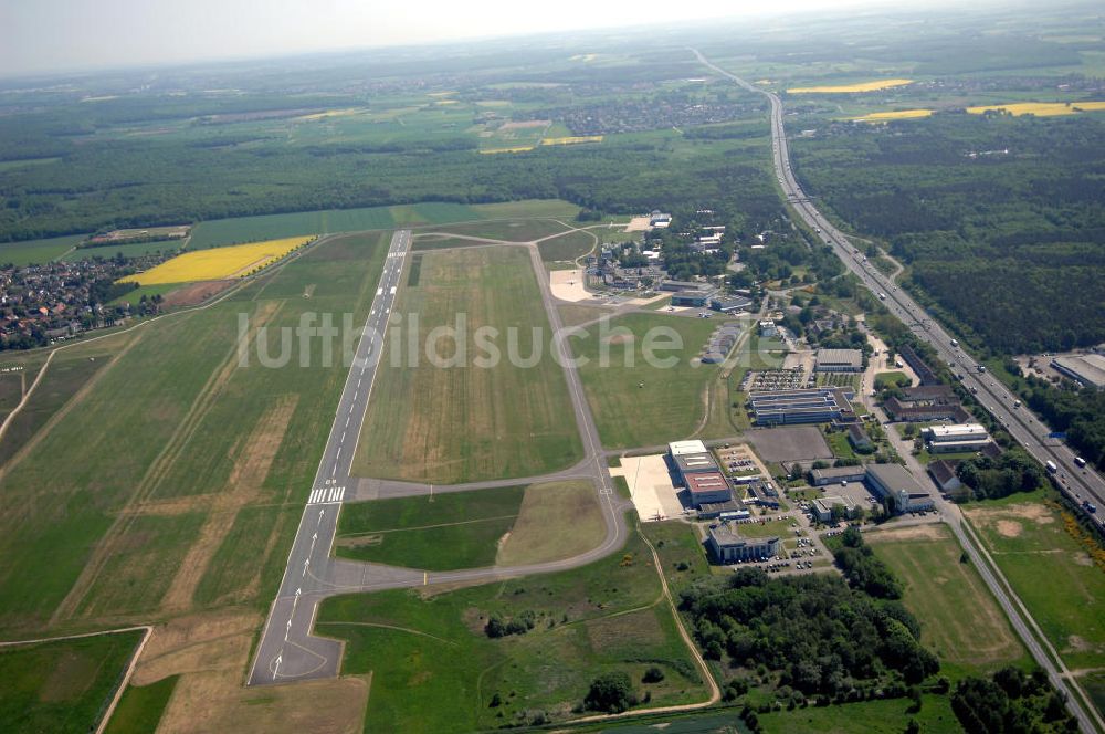 Luftbild Braunschweig - Flughafen Braunschweig - Wolfsburg